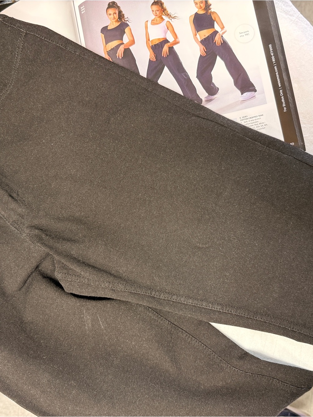 LA Men's Black Stretch denim look leggings for easy movement and comfort 🩶❣️